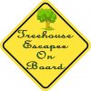 Treehouse Escapee On Board Sticker