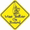 Wine Tester On Board Magnet