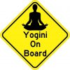 Yogini On Board Sticker