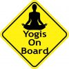 Yogis On Board Sticker