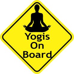 Yogis On Board Sticker