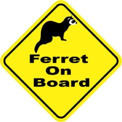 Ferret On Board Sticker