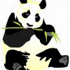Right-Facing Panda Sticker
