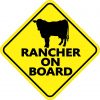 Rancher on Board Sticker