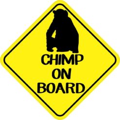 Chimp On Board Magnet