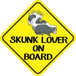 Skunk Lover On Board Magnet