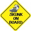 Skunk On Board Sticker