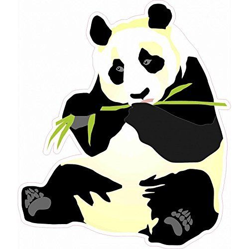 Left-Facing Panda Sticker