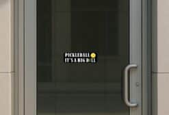 10in x 3in Pickleball It's a Big Dill Bumper Sticker