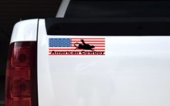Alternative view of StickerTalk American Cowboy Magnet, 10 inches x 3 inches