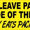 The Puppy Eats Packages Magnet