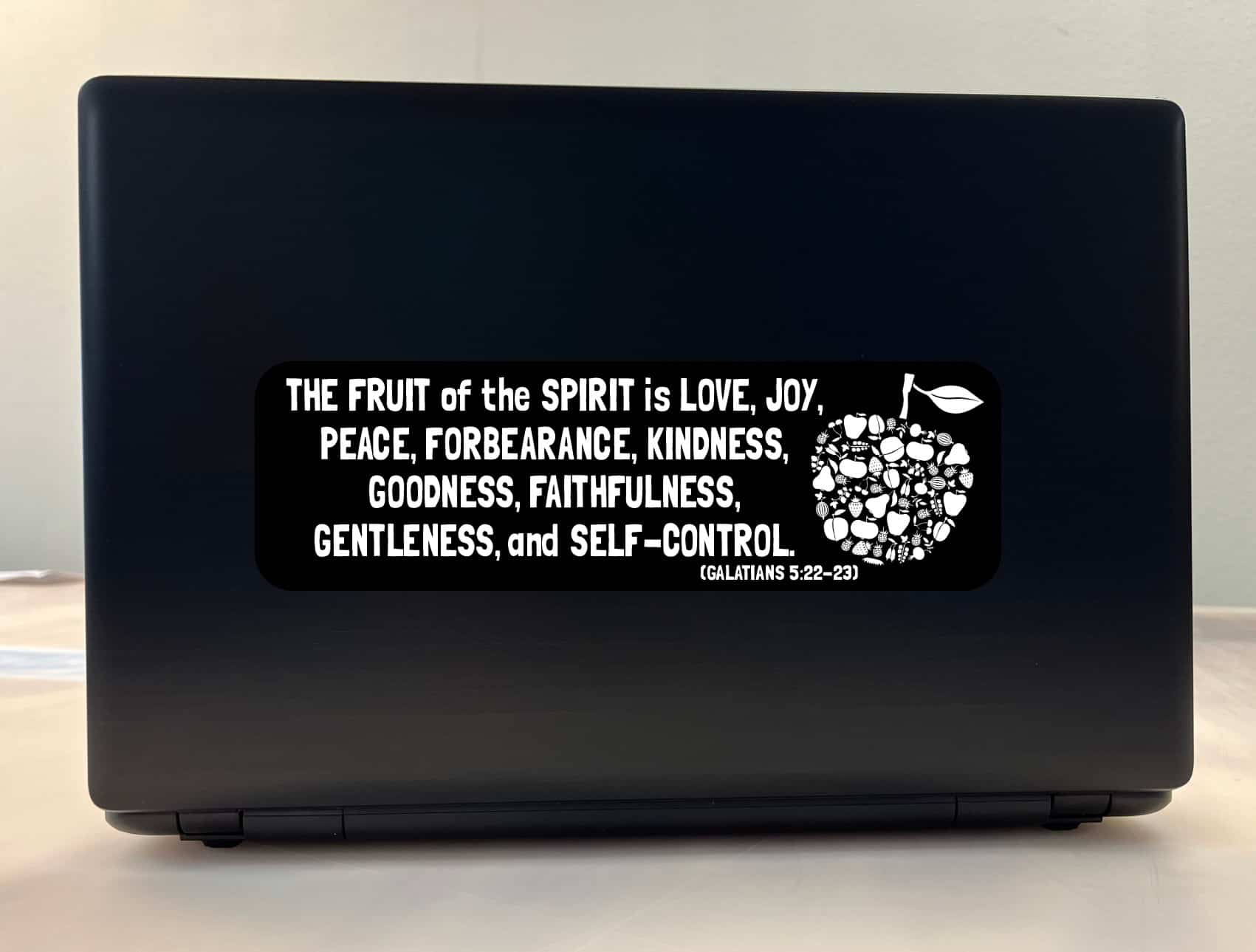 10in x 3in Galatians 5:22-23 Bumper Sticker