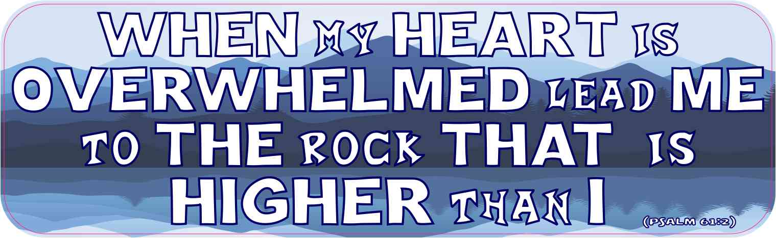 Psalm 61:2 Magnet