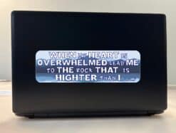 10in x 3in Psalm 61:2 Bumper Sticker