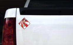Alternative view of 5in x 5in Clown On Board Magnet