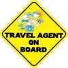 Travel Agent On Board Magnet