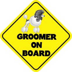 Groomer On Board Magnet