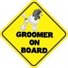 Groomer On Board Sticker