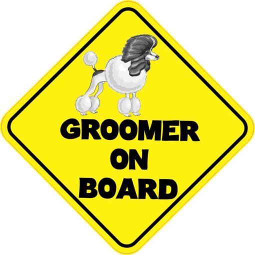 Groomer On Board Sticker
