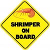 Shrimper On Board Sticker