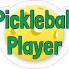 Pickleball Player Sticker
