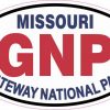 Oval Gateway National Park Sticker