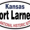 Oval Fort Larned National Historic Site Sticker