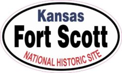 Oval Fort Scott National Historic Site Sticker