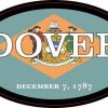 Oval Delaware Flag Dover Sticker