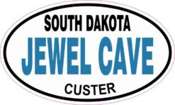 Oval Jewel Cave Sticker