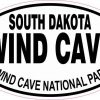 Oval Wind Cave National Park Sticker