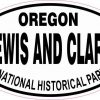 Oval Lewis and Clark National Historic Park Sticker