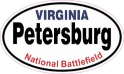 Oval Petersburg National Battlefield Sticker