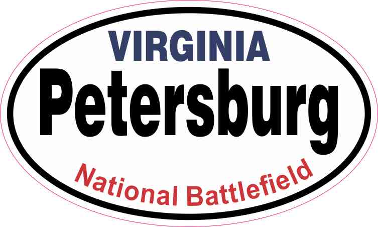 Oval Petersburg National Battlefield Sticker