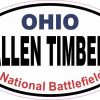 Oval Fallen Timbers National Battlefield Sticker