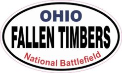 Oval Fallen Timbers National Battlefield Sticker