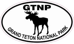 Moose Oval Grand Teton National Park Sticker