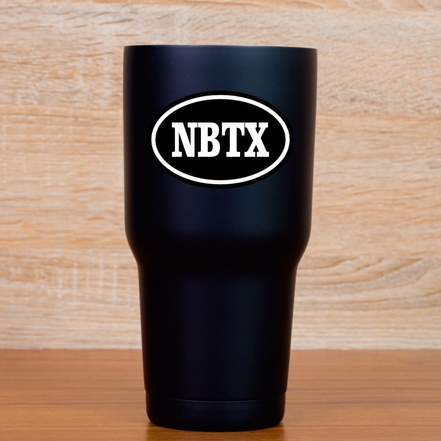 3in x 2in Oval NBTX New Braunfels Texas Sticker