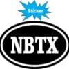 3in x 2in Oval NBTX New Braunfels Texas Sticker