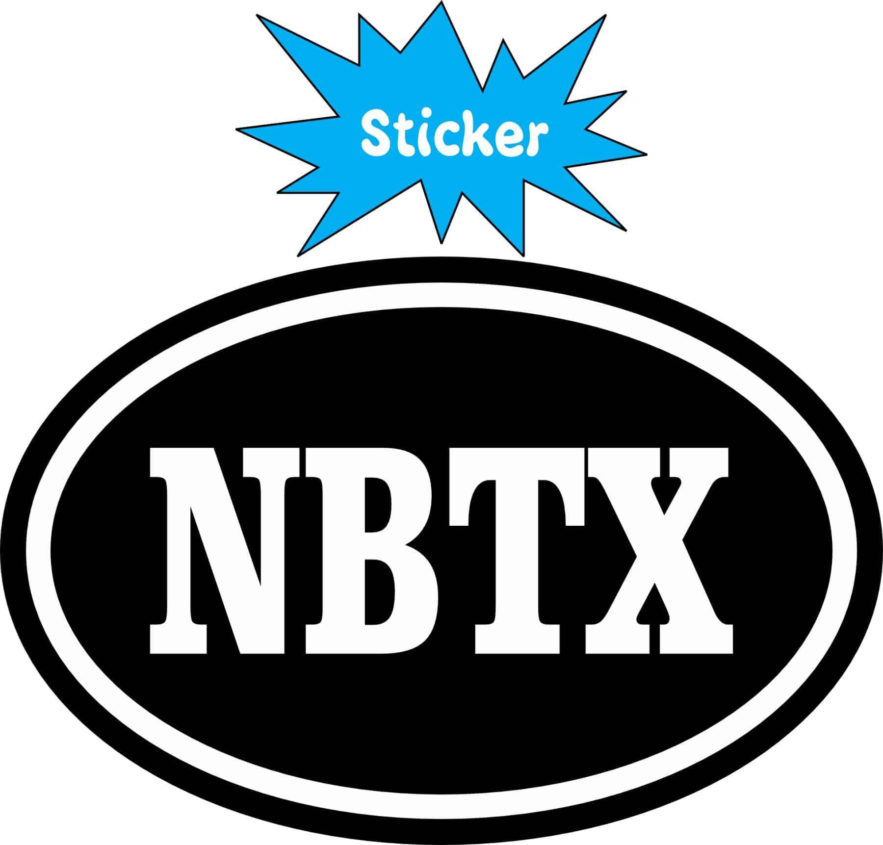 3in x 2in Oval NBTX New Braunfels Texas Sticker