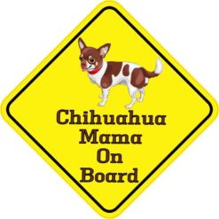 Chihuahua Mama On Board Sticker