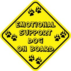 Emotional Support Dog On Board Magnet