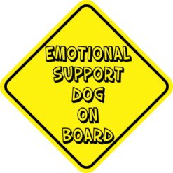 Emotional Support Dog on Board Magnet