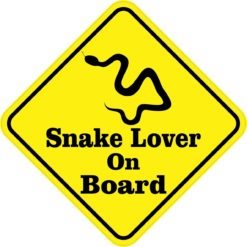 Snake Lover On Board Magnet