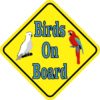 Birds On Board Sticker