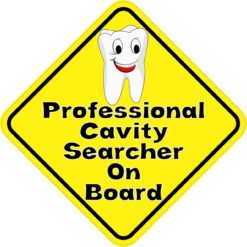 Professional Cavity Searcher On Board Sticker
