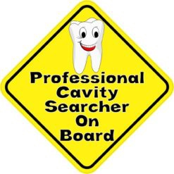 Professional Cavity Searcher On Board Sticker