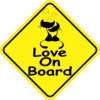 Love On Board Sticker