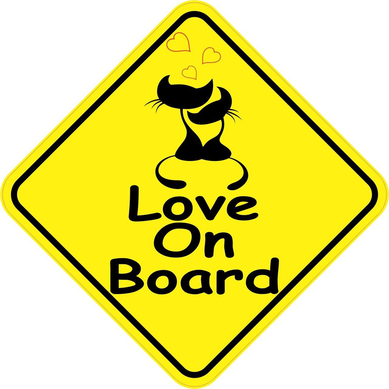 Love On Board Sticker