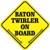 Baton Twirler On Board Sticker